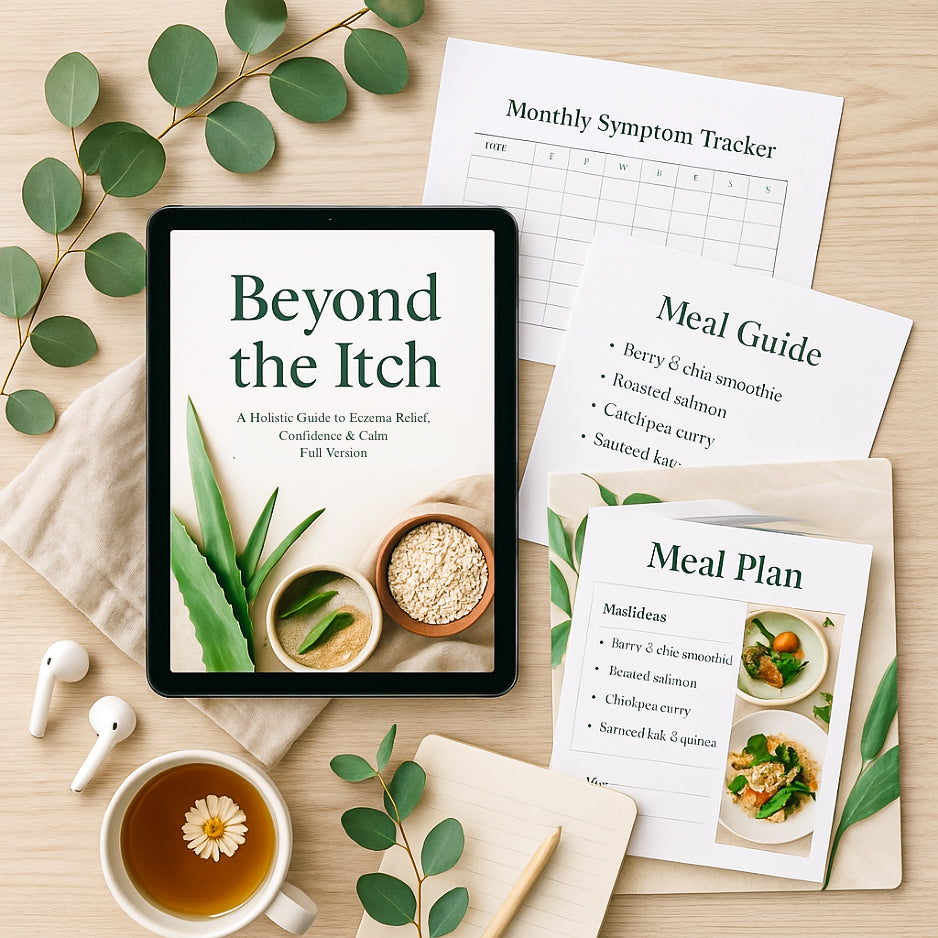 “Beyond the Itch: A Holistic Guide to Eczema Relief, Confidence & Calm”