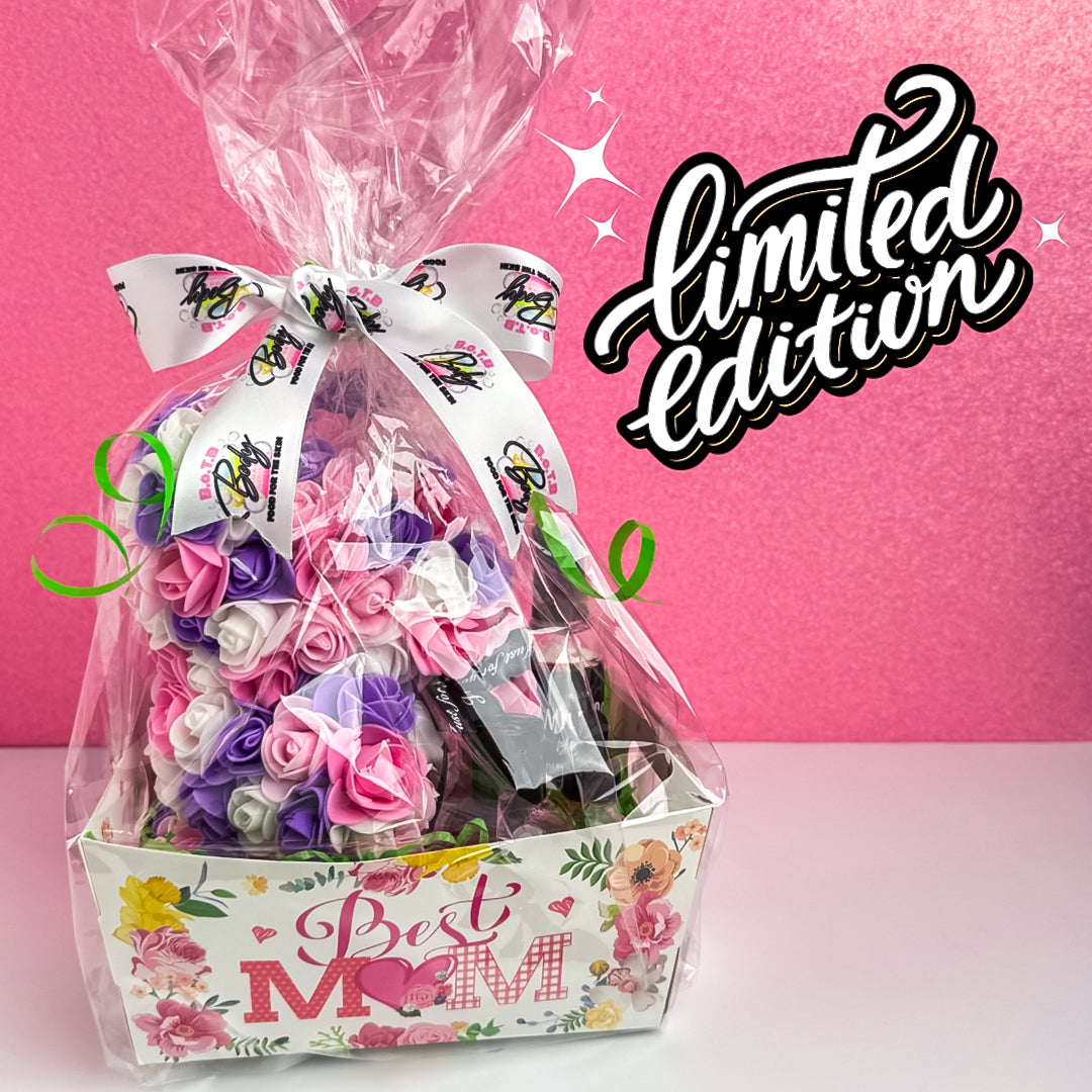 ROSE BEAR GIFT BASKET