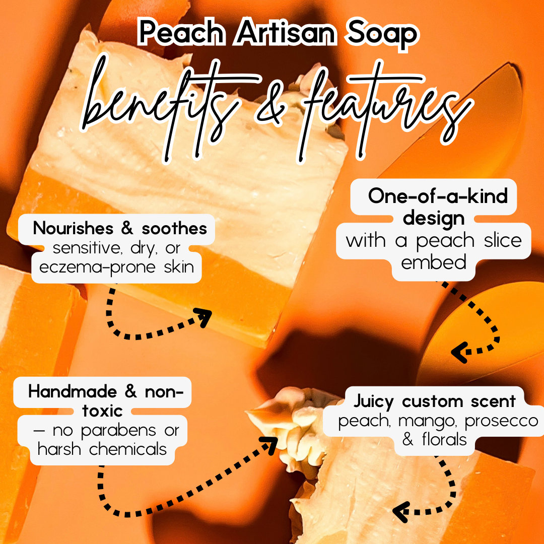 PEACH ARTISAN SOAP