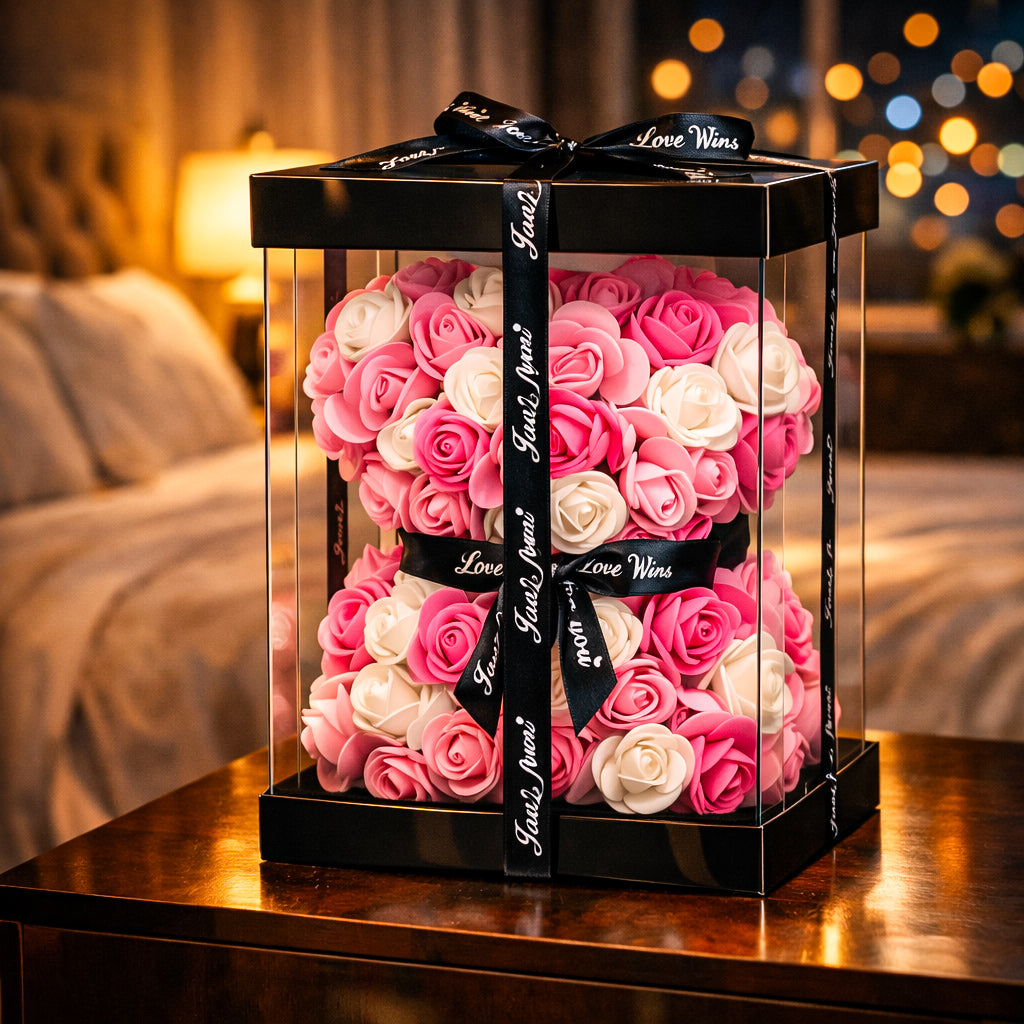 LOVE WINS ROSE BEAR
