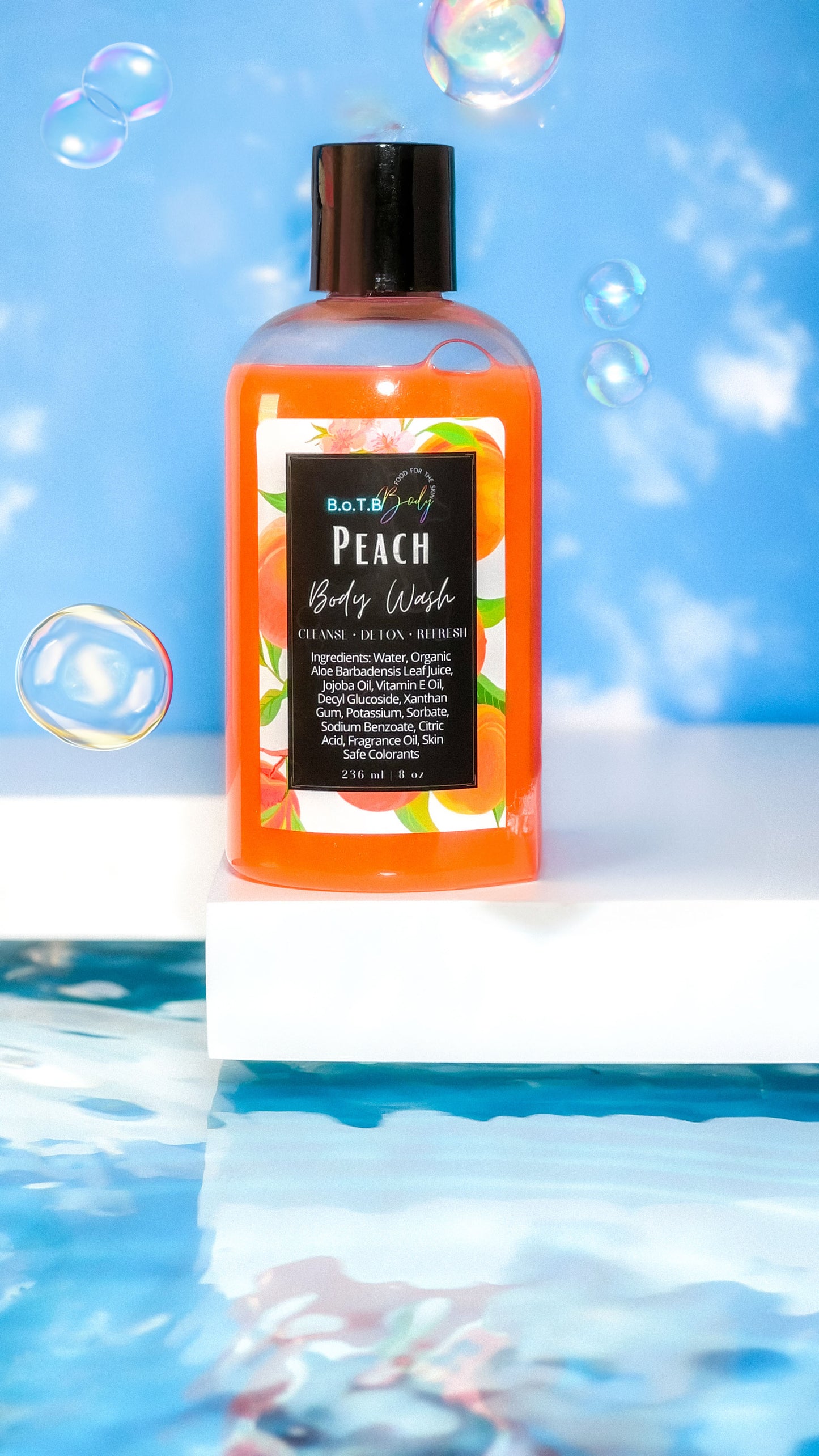 PEACH BODY WASH