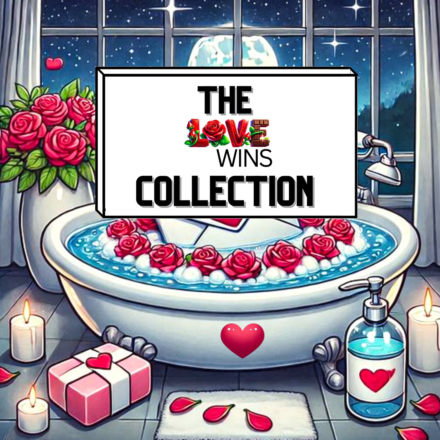 LOVE WINS ROSE BEAR