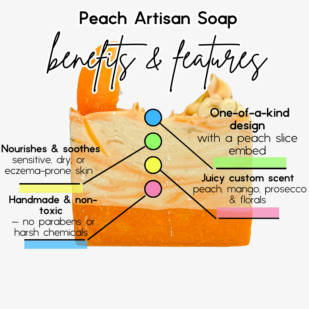 PEACH ARTISAN SOAP