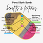 PENCIL BATH BOMB