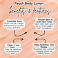 PEACH BODY LOTION