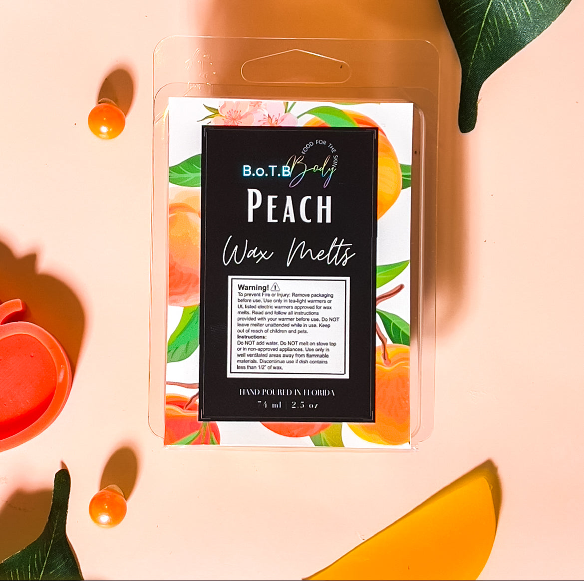 PEACH WAX MELTS